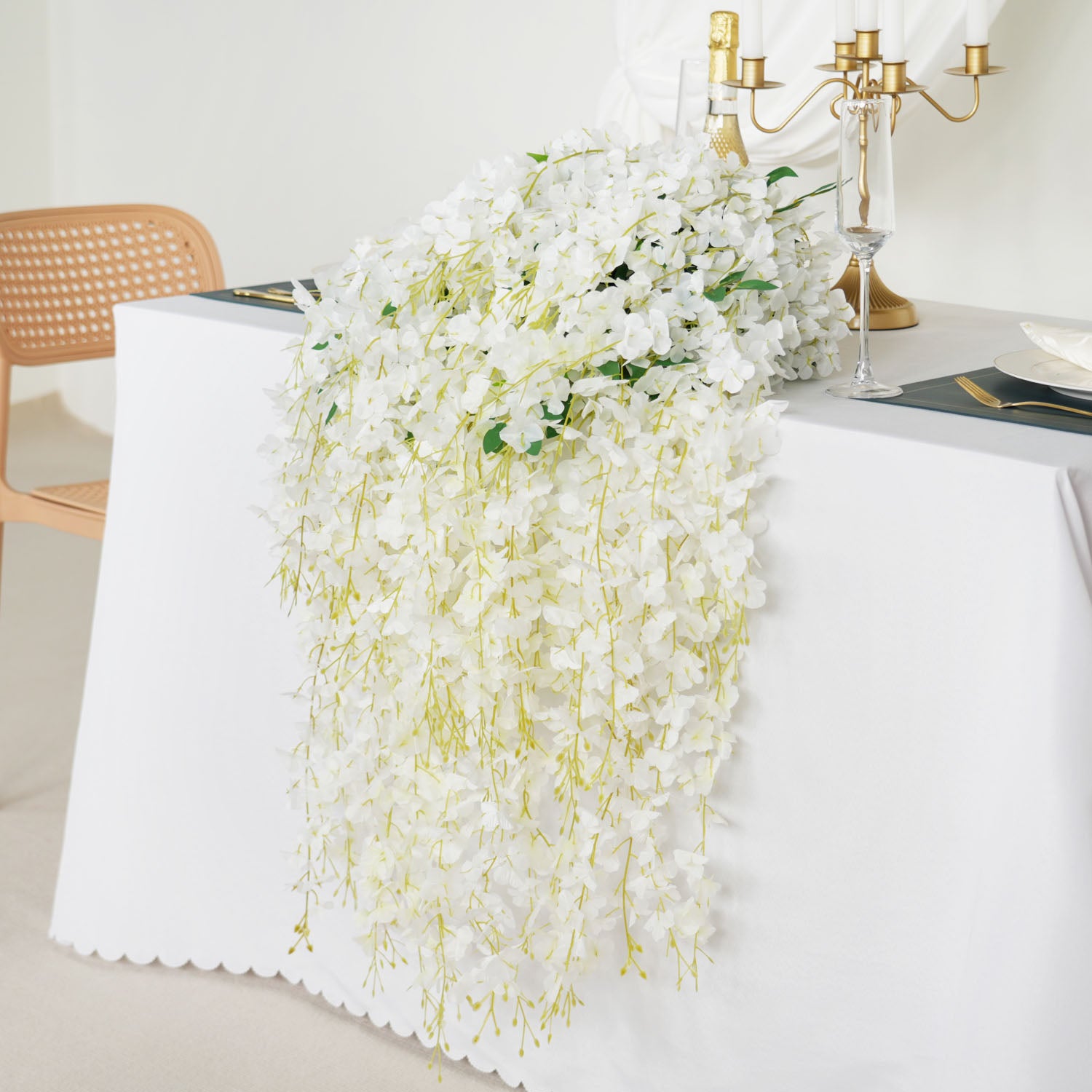 Artificial Wisteria Banquet Table Centerpieces 2 picture